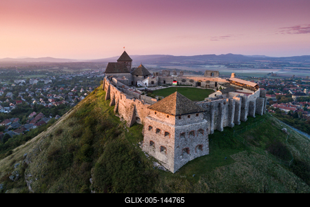 Sümeg Vára-stock-foto