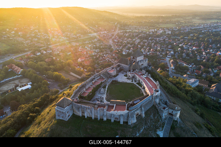 Sümeg Vára-stock-foto
