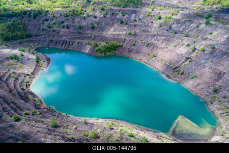 Karolina-külfejtés, Pécsbánya-stock-foto