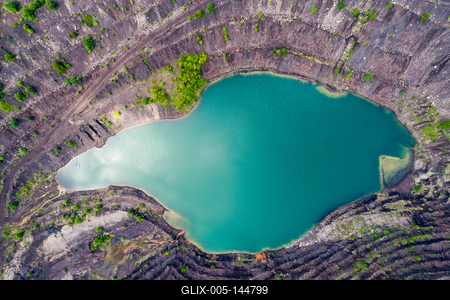 Karolina-külfejtés, Pécsbánya-stock-foto