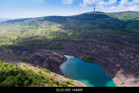 Karolina-külfejtés, Pécsbánya-stock-foto