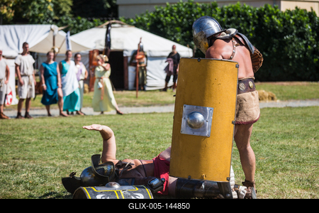 Kultúra - Savaria Történelmi Karnevál-stock-foto