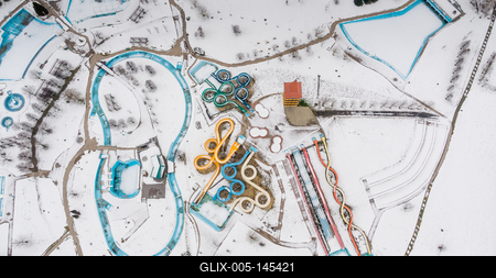 AquaCity Vízicsúszda- és Élménypark, Zalaegerszeg-stock-foto