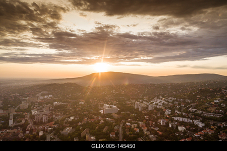 Pécs madártávlatból-stock-foto