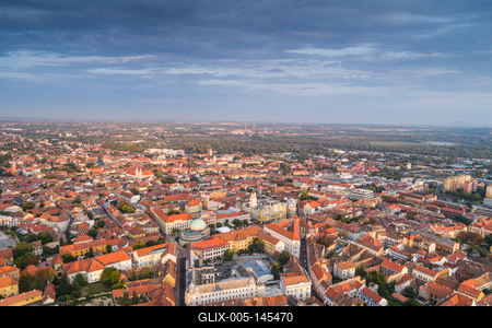 Pécs belvárosa-stock-foto