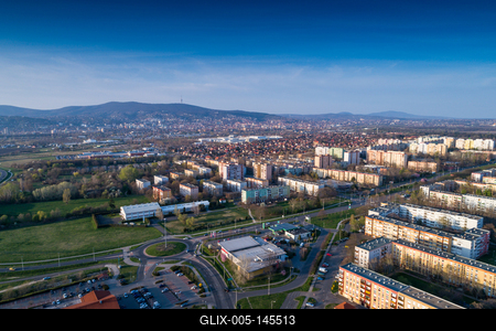 Pécs, Megyer városrész-stock-foto