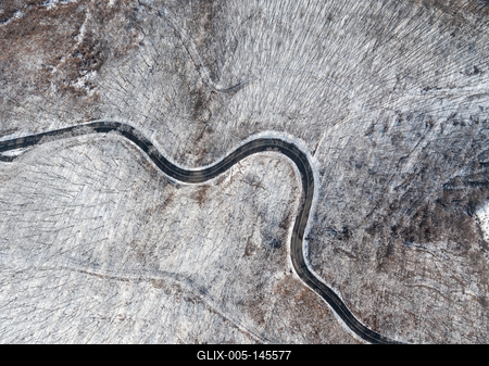 Erdei út a Mecsekben-stock-foto