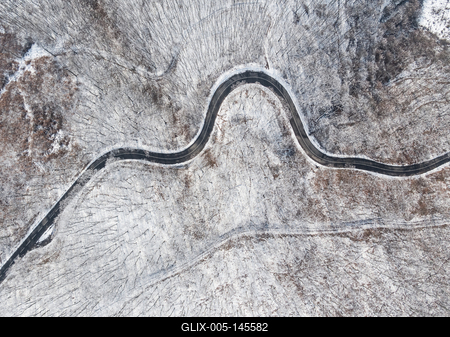 Erdei út a Mecsekben-stock-foto