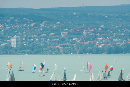 50th Kekszalag championship at the Lake Balaton-stock-foto