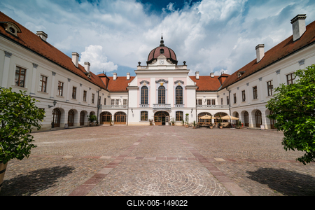 Grassalkovich-kastély, Gödöllő-stock-foto
