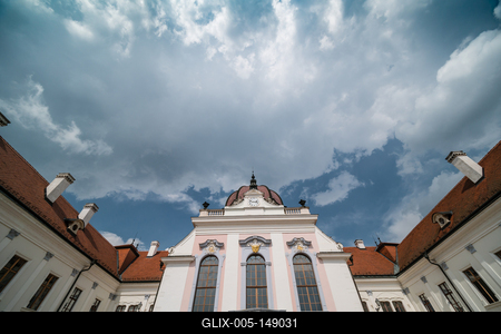 Grassalkovich-kastély, Gödöllő-stock-foto