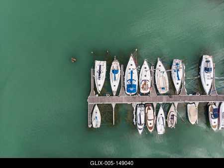 A siófoki kikötő madártávlatból-stock-foto