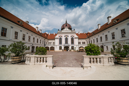 Grassalkovich-kastély, Gödöllő-stock-foto