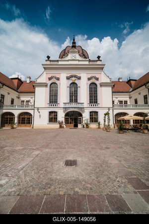 Grassalkovich-kastély, Gödöllő-stock-foto