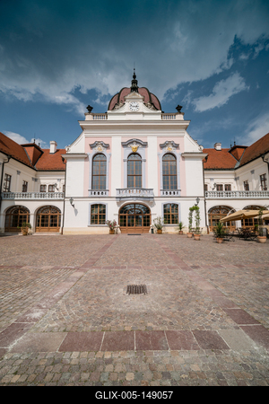 Grassalkovich-kastély, Gödöllő-stock-foto