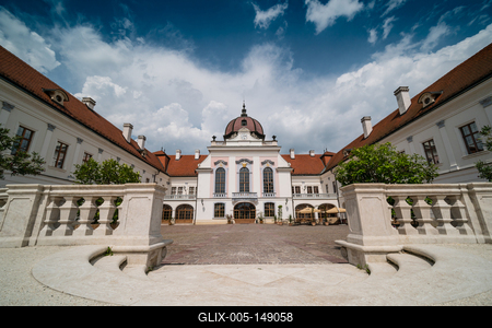 Grassalkovich-kastély, Gödöllő-stock-foto