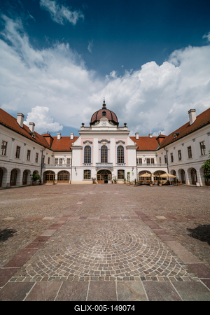 Grassalkovich-kastély, Gödöllő-stock-foto