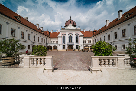 Grassalkovich-kastély, Gödöllő-stock-foto