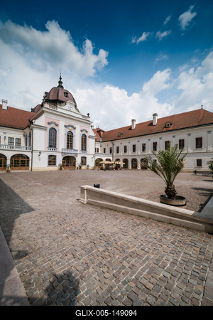 Grassalkovich-kastély, Gödöllő-stock-foto