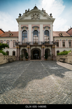 Grassalkovich-kastély, Gödöllő-stock-foto