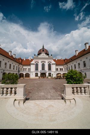 Grassalkovich-kastély, Gödöllő-stock-foto