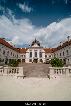 Grassalkovich-kastély, Gödöllő-stock-foto