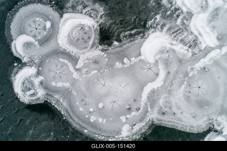 Natural ice background, frozen lake-stock-foto