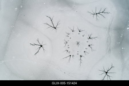 Natural ice background, frozen lake-stock-foto