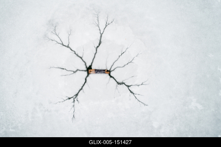 Natural ice background, frozen lake-stock-foto