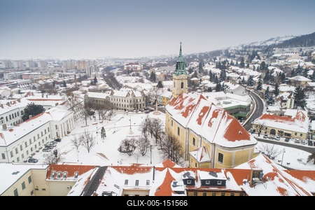Szekszárd, Béla király tér-stock-foto