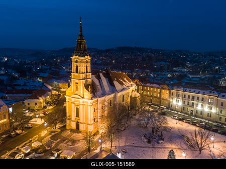 Szekszárd, Béla király tér-stock-foto