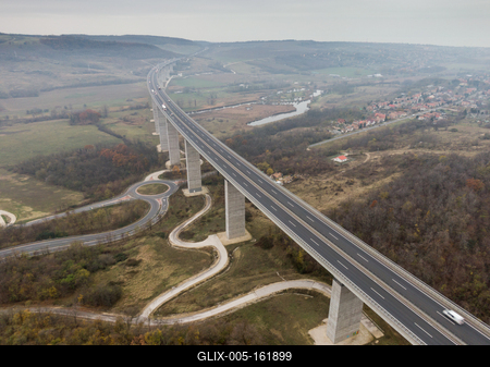 Viaduct of Koroshegy in Hungary-stock-foto