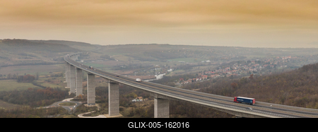 Viaduct of Koroshegy in Hungary-stock-foto