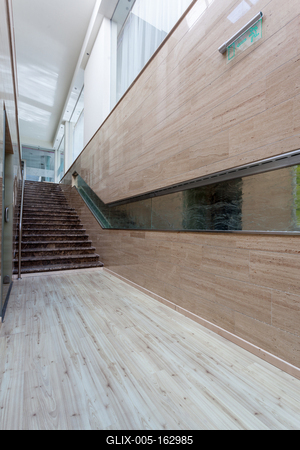 interior of modern marble stairs-stock-foto