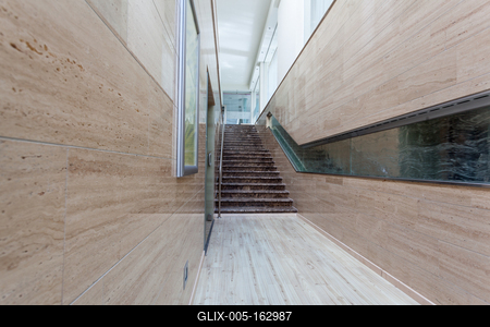 interior of modern marble stairs-stock-foto