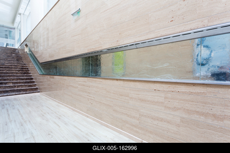 interior of modern marble stairs-stock-foto