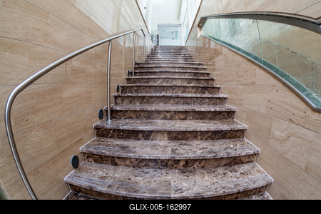 interior of modern marble stairs-stock-foto