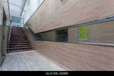 interior of modern marble stairs-stock-foto