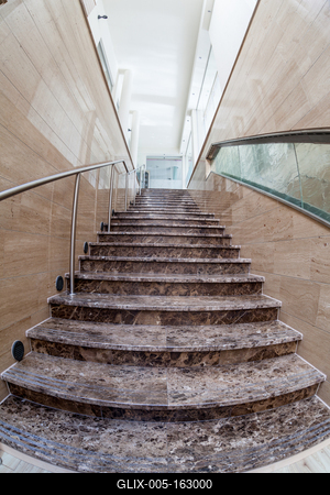 interior of modern marble stairs-stock-foto
