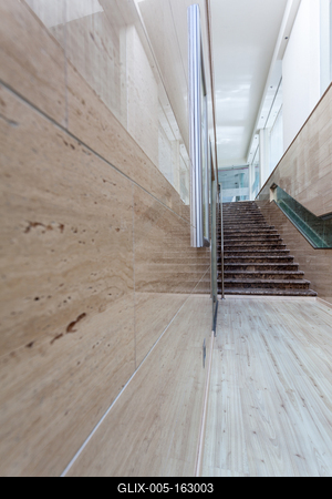 interior of modern marble stairs-stock-foto