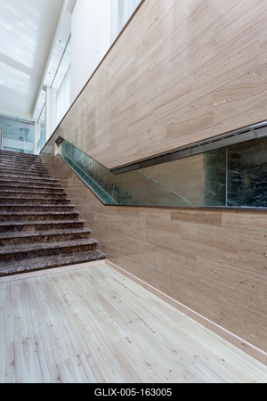interior of modern marble stairs-stock-foto