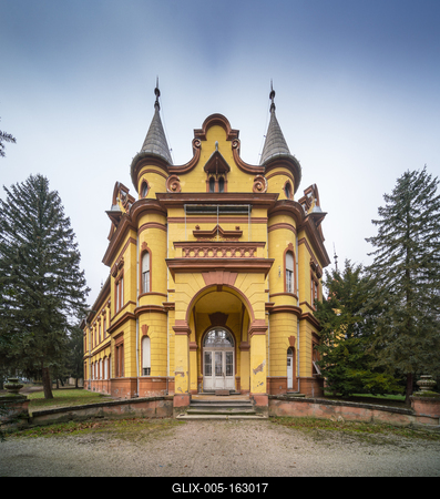 Pallavicini Castle in Mosdos, Hungary-stock-foto