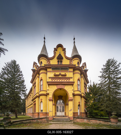 Pallavicini Castle in Mosdos, Hungary-stock-foto