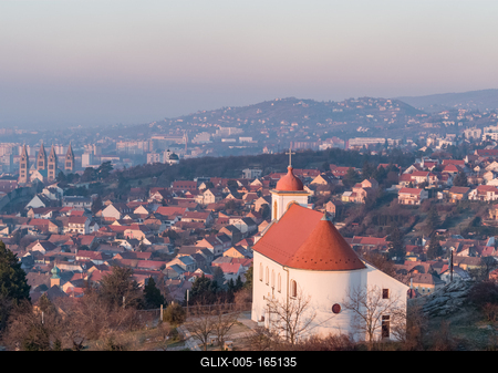 Chapel in Havihegy, Pecs, Hungary-stock-foto