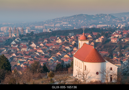 Chapel in Havihegy, Pecs, Hungary-stock-foto