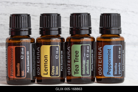 Pecs / Hungray - Aug 05 2020 - Illustrative editorial image of Doterra Essential Oils for everyday use-stock-foto