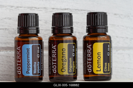 Pecs / Hungray - Aug 05 2020 - Illustrative editorial image of Doterra Essential Oils for everyday use-stock-foto