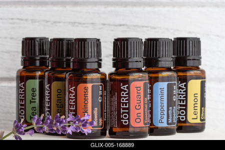 Pecs / Hungray - Aug 05 2020 - Illustrative editorial image of Doterra Essential Oils for everyday use-stock-foto