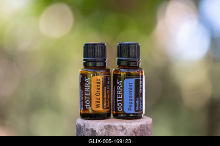 Pecs / Hungray - Aug 21 2020 - Illustrative editorial image of Doterra Essential  Oil for everyday use-stock-foto
