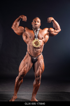 2019 in Budapest, hungary, HUNGARY - OCT 13: Cedric McMillan studio photo after Fitparade 2019 – IFBB PRO  bodybuilding championship on Oct 13, Budapest-stock-foto